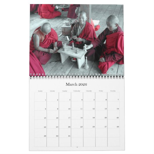 mensen van bhutan kalender (Mar 2026)