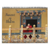 mensen van bhutan kalender (Hoes)