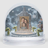 Mensen van groot belang eigenzinnige buitenaardse  sneeuwbol (Voorkant)