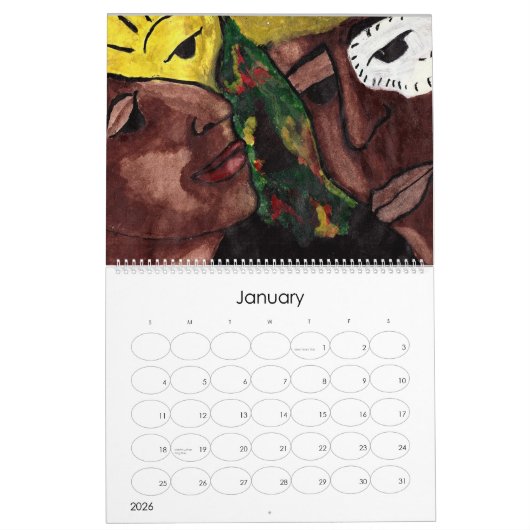 MENSEN VAN KLEUR Kalender (Jan 2026)