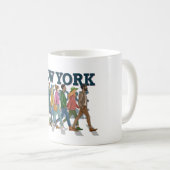 Mensen van New York City Koffiemok (Voorkant rechts)