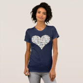 Mensen van NYC New York City Citizen Heart T-shirt (Voorkant volledig)