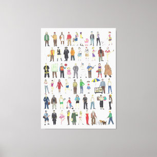 Mensen van NYC New York City Citizens Art Print