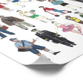 Mensen van NYC New Yorkers City Poster (Hoek)