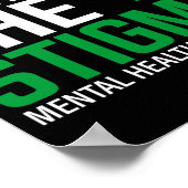 Mensen verbreken ketens van stigma beëindigen het poster (Hoek)