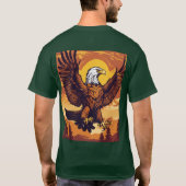 Mensen verspreiden hun vleugels met vertrouwen t-shirt (Achterkant)
