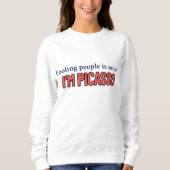 "Mensen voor de gek houden is een kunst" Grappig c Trui (Voorkant)