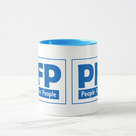 Mensen voor mensen Logo Mok (Midden)