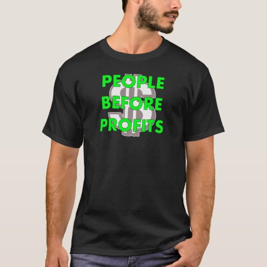 mensen voor winst t-shirt (Voorkant)