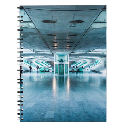 MENSEN WALEN OP TUNNEL NOTITIEBOEK (Voorkant)