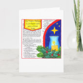 Mensen Wandelen In De Duisternis Aangepaste Kerst Feestdagen Kaart (Voorkant)