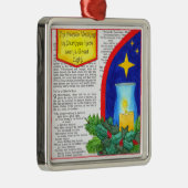 Mensen Wandelen In De Duisternis Kerst Ornament (Rechts)