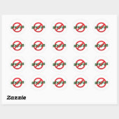 Mensen Weekend Geld Spel Grappig Anti Bogey Bord Ronde Sticker (Vel)