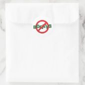 Mensen Weekend Geld Spel Grappig Anti Bogey Bord Ronde Sticker (Tas)