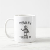 Mensen winden me op koffiemok (Links)