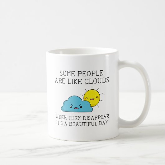 Mensen Wolken Koffiemok (Rechts)