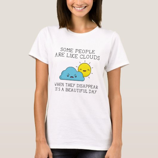 Mensen Wolken T-shirt (Voorkant)