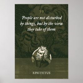 Mensen worden niet door dingen gestoord, maar door poster