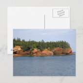 Mensen zee kajakken in de baai van Fundy in St. Briefkaart (Voorkant / Achterkant)