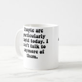 Mensen Zijn Dom Koffiemok (Voorkant links)