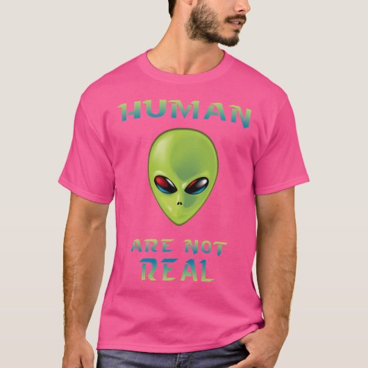 Mensen zijn geen echte UFO Alien Xfiles T-shirt (Voorkant)