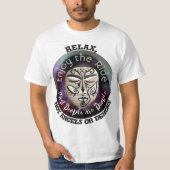 Mensen zijn gewoon mensen met een vreemd masker t-shirt (Voorkant)