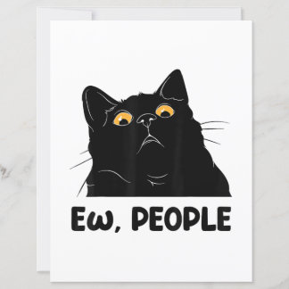Mensen zijn grappig Zwarte kat minnaar voor vrouwe