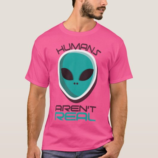 Mensen zijn niet echt t-shirt (Voorkant)