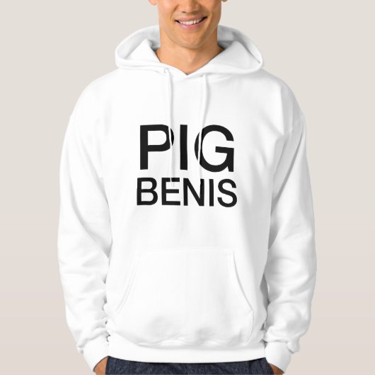 Mensen zijn varkens hoodie (Voorkant)