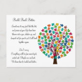 Mensen zijn veerkrachtig briefkaart (Voorkant)