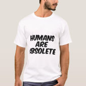 Mensen zijn verouderd t-shirt (Voorkant)