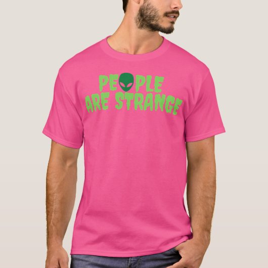 Mensen zijn vreemd t-shirt (Voorkant)