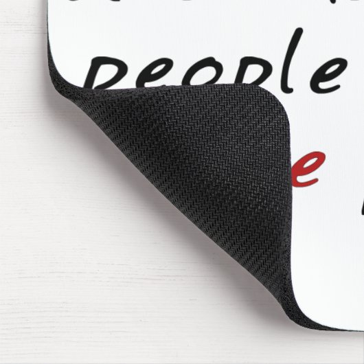 Mensen zoals jij haat mensen Mousepad Muismat (Hoek)