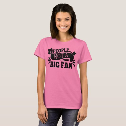 Mensen zonder grote ventilator T-shirt (Voorkant volledig)