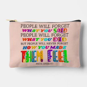 Mensen zullen nooit vergeten hoe je ze het gevoel etui