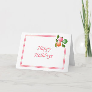 Mensenfonds Feestdagen Kaart