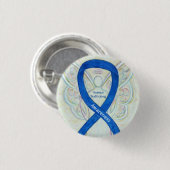 Mensenhandel Awareness Angel Ribbon Pin Ronde Button 3,2 Cm (Voorkant /achterkant)