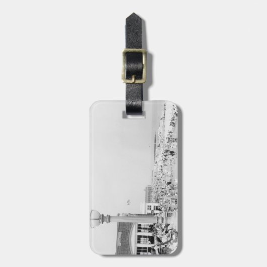 Mensenmassa 2 bagagelabel (Voorkant verticaal)