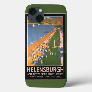 Mensenmassa langs Clyde Coast Beach Railways Poste iPhone 13 Hoesje