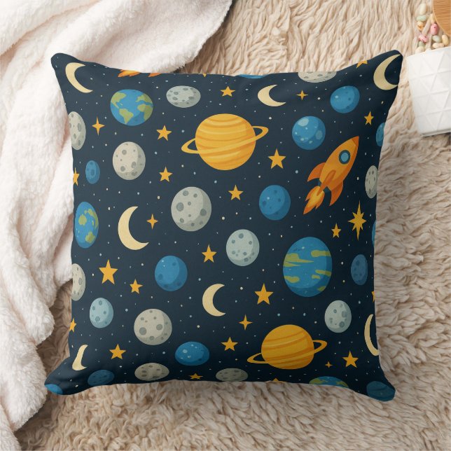 Mensenmenigte in het Universum Kussen (Deken)