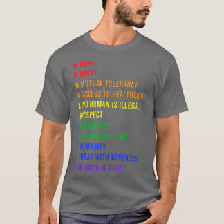Mensenrechten 2819 t-shirt