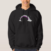Mensenrechten Aseksuele Vlag Rainbow Ace Pride LGB Hoodie (Voorkant)