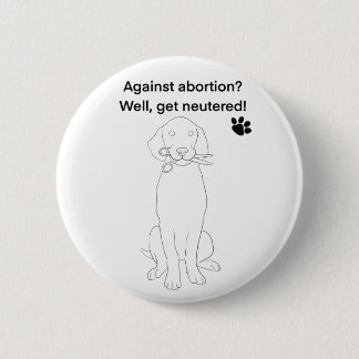 Mensenrechten bij abortus ronde button 5,7 cm