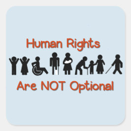 Mensenrechten: Disability Protest Sticker