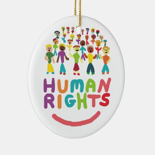 Mensenrechten Keramisch Ornament (Rechts)