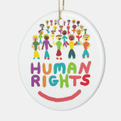 Mensenrechten Keramisch Ornament (Links)