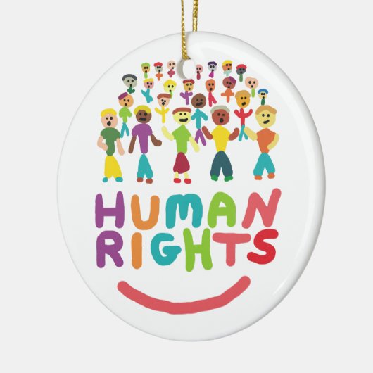 Mensenrechten Keramisch Ornament (Links)