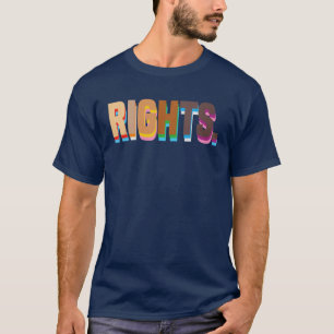 Mensenrechten LGBTQ Racial Justice Pride BLM Equal T-shirt