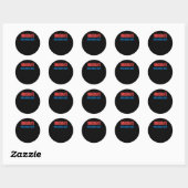 Mensenrechten maken Amerika groot 2025 Ronde Sticker (Vel)