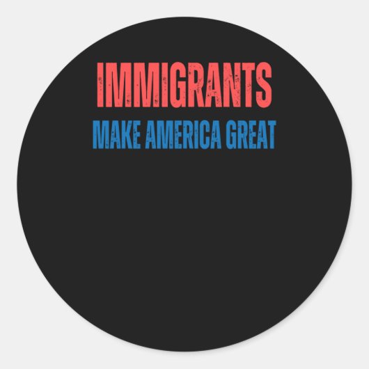 Mensenrechten maken Amerika groot 2025 Ronde Sticker (Voorkant)
